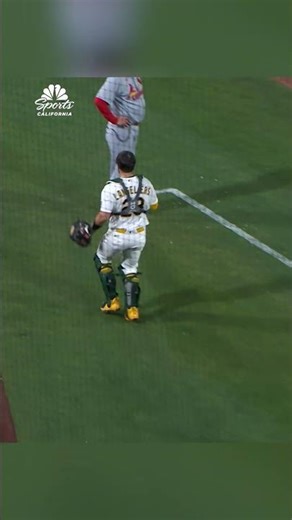 What a catch by Shea Langeliers ‼️ | NBC Sports California