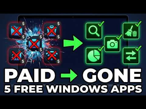 These Free Windows Apps Feel Illegal to Have 100% Free