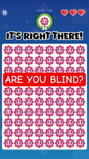 Find the Odd One Out: The Angry Flower Challenge! 🌸💢 #shorts