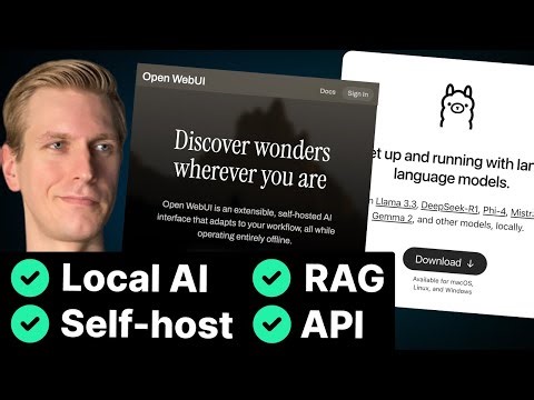 Open WebUI + Ollama Is AMAZING For AI Self-Hosting (RAG, API, VPS Hosting, Docker)