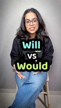 English Grammar Lesson | Use Of Will And Would | Learn English With Ananya