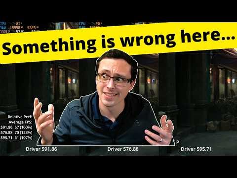 WTF is going on with Nvidia Drivers?!? 595.71 vs older drivers in RE Requiem- also OC issues?