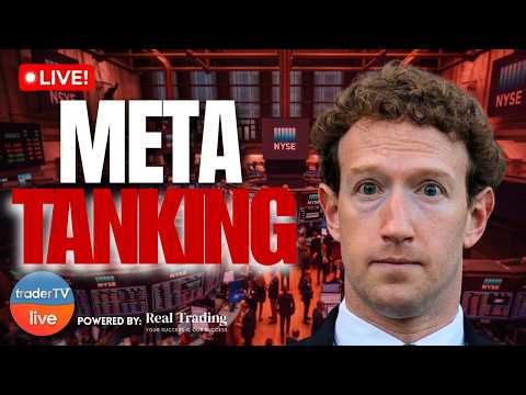 META CRASHES 10% 📉 Google & Microsoft Soar as AI War Hits Turning Point | Stock Market Live