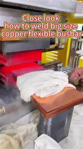 How to Weld Big Size Copper Busbar? See HAIFEI Welding Demo #haifeiwelding #weldingmachine #haifei