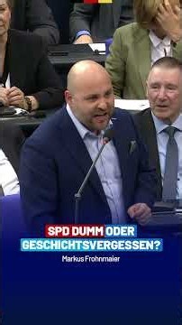 Markus Frohnmaier gerät mit Stegner (SPD) aneinander! - AfD-Fraktion im Bundestag