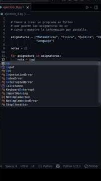 Aprende LISTAS en Python con este ejercicio