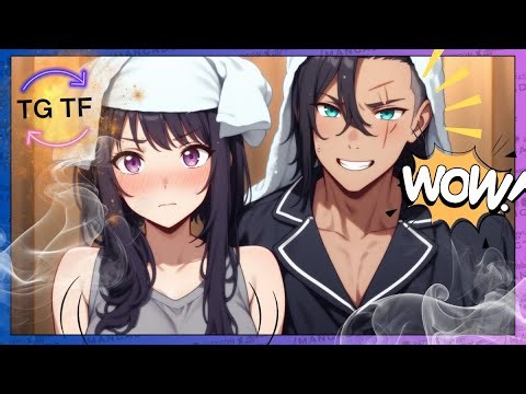 I'm my best friend's GF now!? 🤯 Male to Female Transformation Animation | TG TF Animation