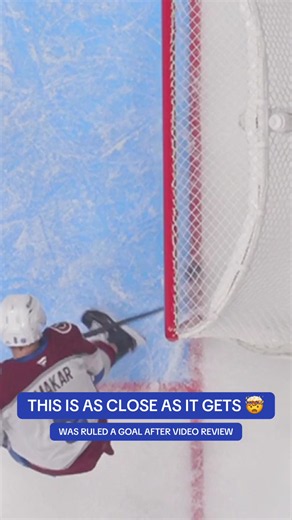 Cale Makar almost made an unreal save but was off by CENTIMETERS 🫣 #NHL #Hockey #avalanche
