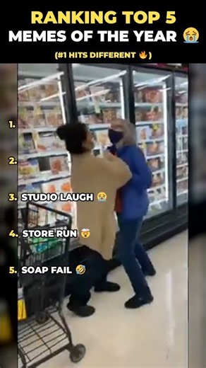 Ranking Top 5 Memes Of The Year 😭 (#1 hits different 🔥)