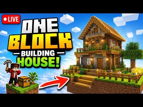 🔴 Starting From 1 Block... Minecraft One Block Challenge!