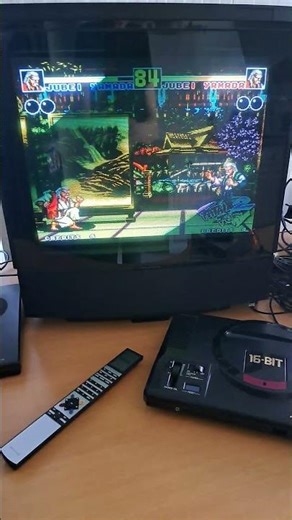 Neo Geo AES - Fatal Fury 2 👌 .. Ultimate CRT Combo !