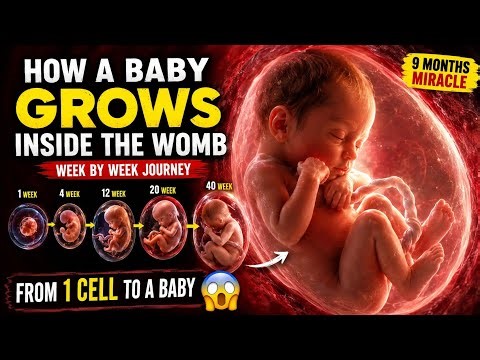 “How a Baby Grows Inside the Womb 🤰 | 9 Month Journey Explained”#Pregnancy #BabyDevelopment