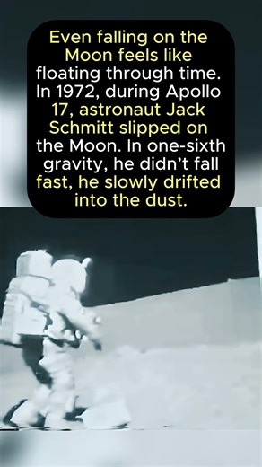 Apollo 17 Moon Fall Explained | Jack Schmitt Low Gravity Slip NASA Footage