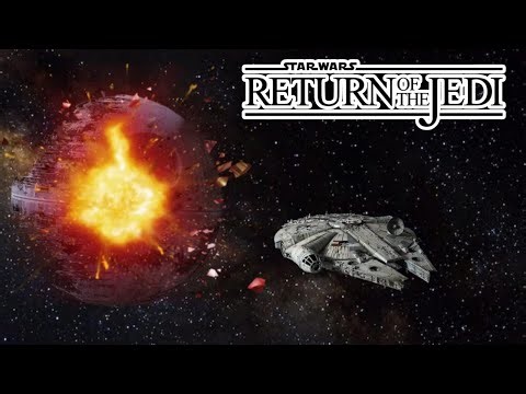 El Regreso Del Jedi (1983) - La destrucción de la segunda estrella de la muerte (Español Latino)