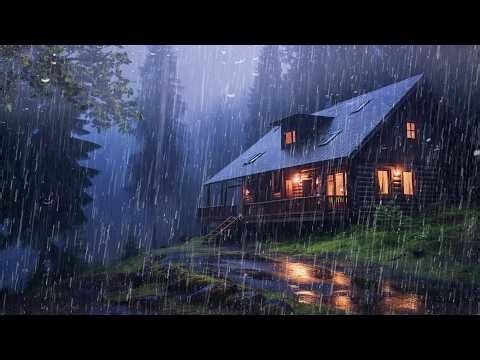 Heavy Rain and Thunder Sounds for Sleeping - Perfect Thunderstorm for Rest, Study , White Noise