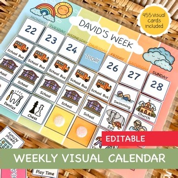 Autism Daily Visual Schedule | Classroom Routine Cards & Templates ADHD