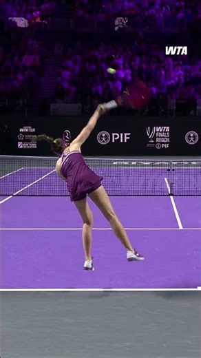 WTA Finals Final ⏭️ AO Finalwill Elena Rybakina bring the same energy tonight?? #WTA