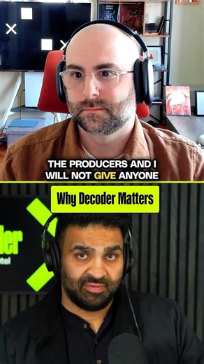 Nilay on why CEOs come on Decoder