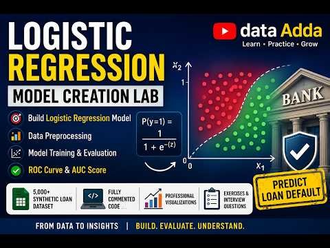 Logistic Regression Project | Complete Machine Learning Lab from Scratch | Data Adda