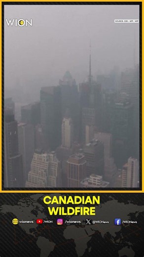 Canadian Wildfire Smoke Blankets New York And Chicago As Hazardous Haze Spreads Across US | WION