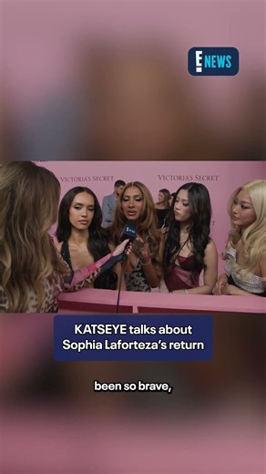 At the Victoria's Secret Fashion Show, KATSEYE shares excitement for Sophia Laforteza's return 🩷