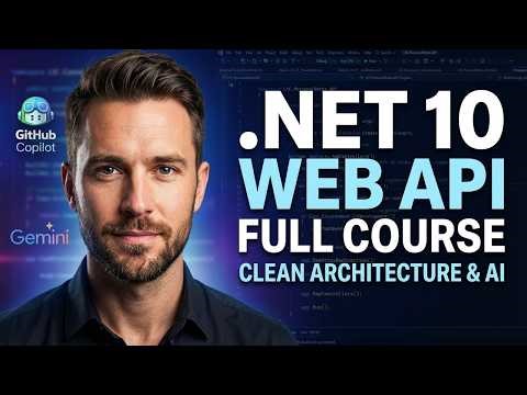 .NET 10 Web API Full Course | Clean Architecture, EF Core & AI (Copilot Agent + Gemini)