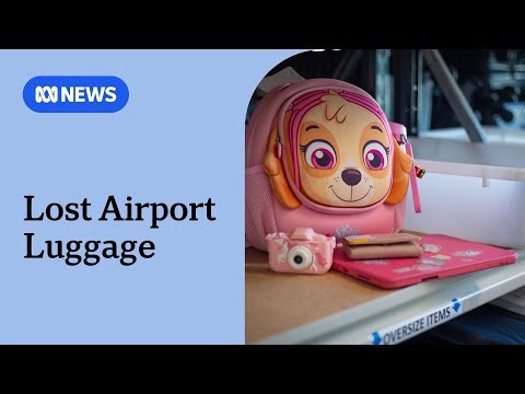 'Airport brain' sees troves of luggage left behind by travellers | ABC NEWS