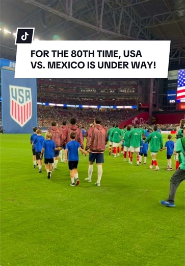 FOR THE 80TH TIME, USA VS. MEXICO IS UNDER WAY! #usmnt #ussoccer | usa vs méxico