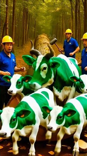 green cow resque🐄 #comedyeffect ~mini wood toy -woodworking art skill / #shorts #amirkhanvoice