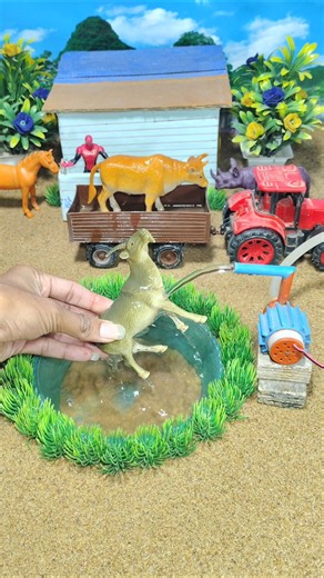 Diy tractor video mini water pump science project #diykisanfarm #tractor​ #youtubeshorts 865