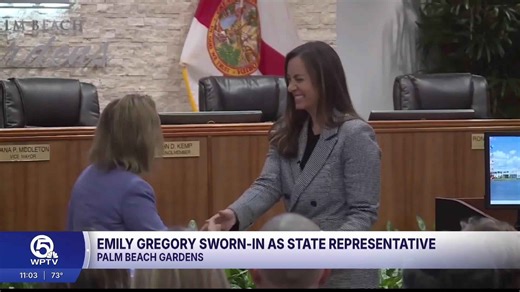 State Rep. Emily Gregory sworn in after winning special election in Florida