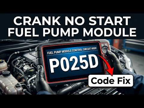 What Is P025D Obd2 Code - Fuel Pump Module Control Circuit High