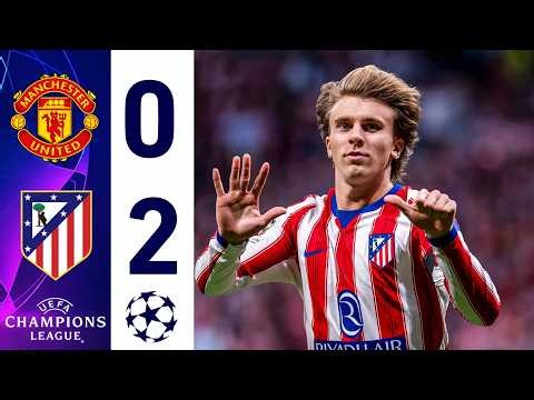 Manchester United vs Atlético Madrid 0-2 Highlights | Champions League 2026