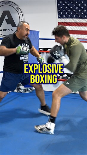 THE ARENA on Instagram: "Boxing training at its finest! 🥊 Watch this explosive combination drill that teaches essential boxing technique and ring IQ. The Arena’s Boxing Coach Joe Vargas @joe_hits and fighter Jonny Mansour @jonnymansour breaks down a complete offensive-defensive sequence starting with establishing the jab to impose pressure. The combo flows: jab-cross (1-2), then continuing past the high guard with 4-punch combinations that force opponents to react. The real boxing skills come n
