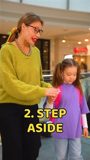 👟🚨 Escalator Safety! What Should You Do With Untied Shoelaces? #kids #shorts