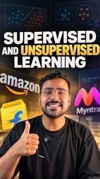 Supervised vs Unsupervised Learning 🤯 Explained with Real-Life Examples | Machine Learning #shorts