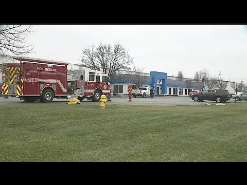 Explosion sparks fire at Hermitage business