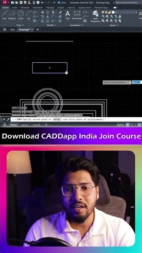 ⚡ Offset vs Copy Command in AutoCAD | What's the Difference? 🤔
