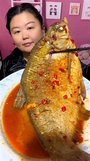 Spicy Fish Curry Challenge ASMR Mukbang #asmreating #fishcurry #shorts