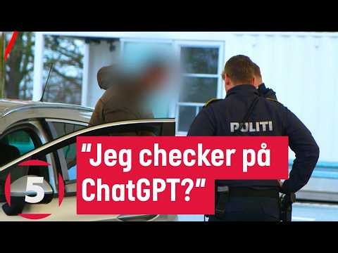 Rutinestop ved Danmarks grænse og diskussion med politiet | Grænsepolitiet | Kanal 5 Danmark