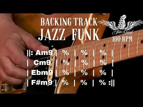 Backing Track Jazz Funk Four Chords in Am Modal