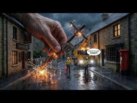 A Fallen Power Line Just Destroyed an Entire Village ⚡ Watch the Rescue