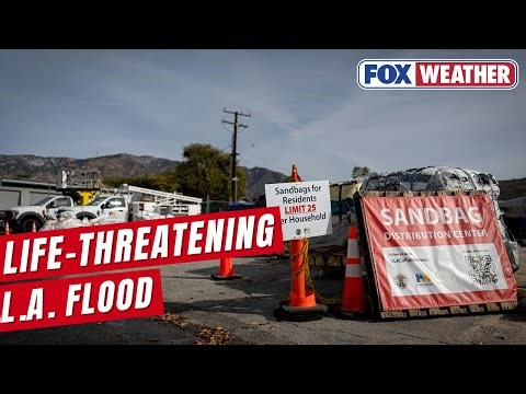 Los Angeles Area Bracing For 'Highest Risk' Of Life-Threatening Floods Christmas Eve