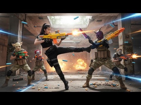 3T Nerf War: ALPHA Nerf Guns Face-Off! Elite Agent's Tactical Crime Battle!
