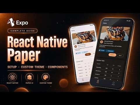 React Native Paper Setup, Custom Theme & Components Explained