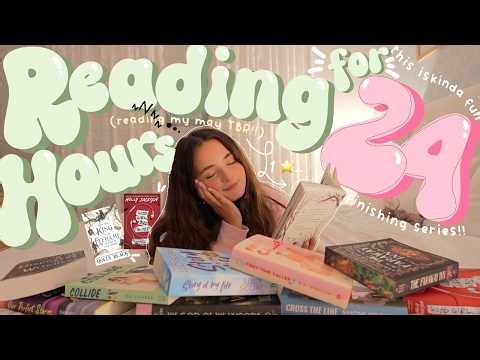 24 HOUR READATHON ⏰💗📚 how much can i *realistically* read in 24 hours?!