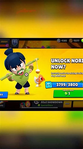 NORI 1 GEM WOOW!🫨😱🔥 #brawlstars