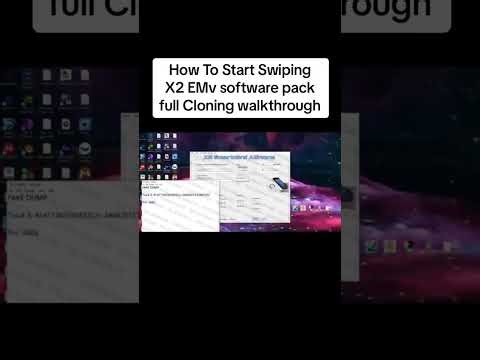 HOW TO START SWIPING WITH BLANK CARD 2026 USING X2 EMV SOFTWARE TUTORIAL #swiping #swipe #cc #cards
