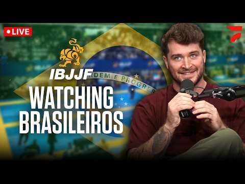 🔴 LIVE: Watching Brown Belt Action At IBJJF Brasileiros