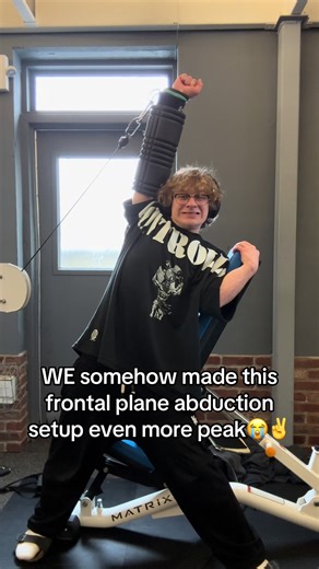 Just abduct the humerus…brutal #gym | plane